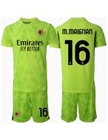 Otroške Nogometnih dresov AC Milan Mike Maignan #16 Vratar Tretji 2024-25 Kratki rokavi (+ hlače)
